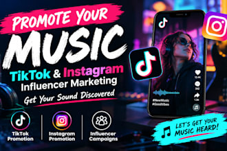 promote your sound using tiktok and instagram influencer marketing