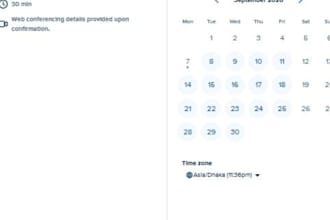 set up professional calendly and google calendar booking systems