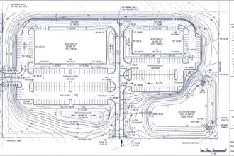 design grading plan, erosion control, site plan, utility plan and stormwater