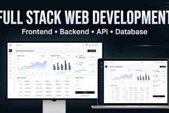 develop a full stack website