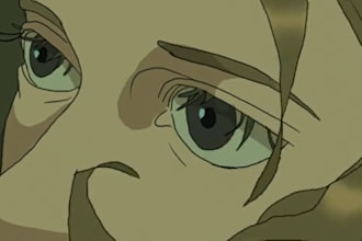 2d cartoon character 2d short film village 2d music video 2d animation