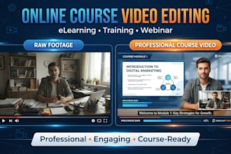 edit online course, training and elearning videos