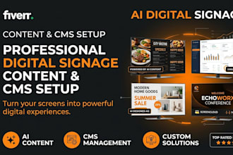 create ai powered digital signage via canva chatgpt capcut runway heygen etc