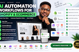 build ai automation workflows for shopify, ecommerce and online stores
