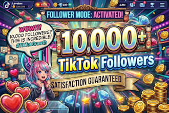 boost your tiktok account to 10,000 real followers