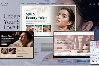 design modern beauty website salon vagaro website spa website for online booking