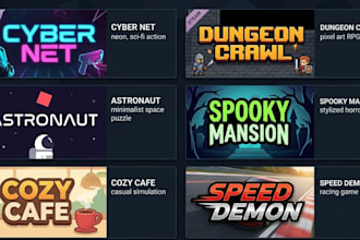design custom steam capsule art header banners and store assets