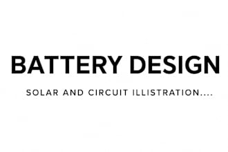 do battery design solar and circuit illustration