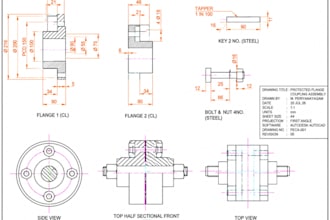 create accurate 2d mechanical drawings in autocad