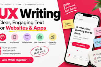 ux writing content ux copywriting microcopy apps websites and saas