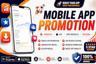 do mobile app promotion, app install android ios app review website and app ads