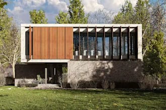 create realistic architectural 3d rendering and visualization