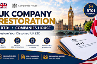 restore your dissolved UK company with rt01 companies house