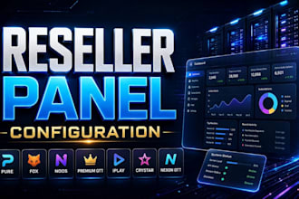 offer premium m3u playlist, 4k server, live TV app, restream with panel