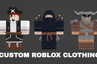 make custom roblox classic clothing roblox ugc  shirts as your roblox artist