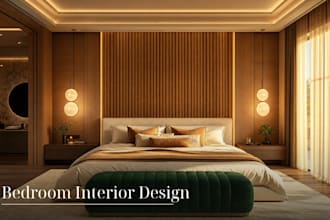 create for you  a bedroom design