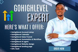 be your go high level expert for gohighlevel automation, gohighlevel website