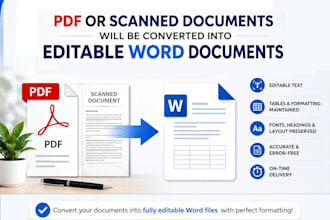 convert PDF to word and word to PDF with formatting