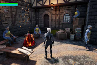 do unreal engine game development, develop unreal engine game, ue5 blueprints