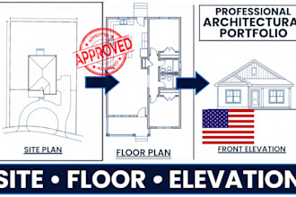 design house plans, floor plans, elevations and architectural cad drawings