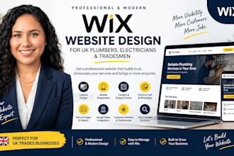 build a squarespace website for UK plumbers electricians