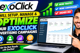 setup, manage and optimize your exoclick advertising campaigns