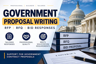 write government contract proposals rfp and rfq responses
