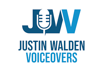 record a male character voice over