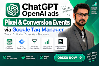 setup chatgpt ads or openai ads conversion tracking via google tag manager