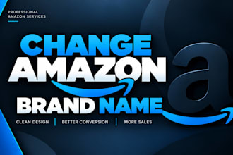 change or create amazon brand name and listing attributes