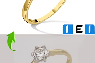 professionally retouch jewelry product photos