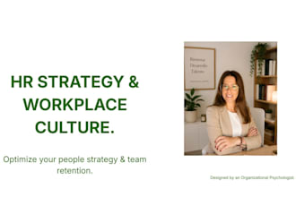 design your HR strategy and workplace culture