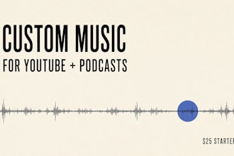 create custom intro and background music for youtube or podcasts