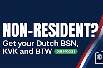 do dutch tax registration for non resident bsn kvk zzp btw