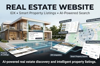 build real estate website property ai listing real estate ai website idx website