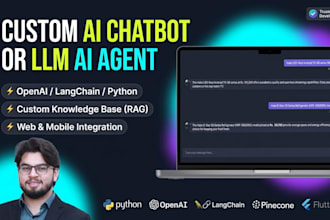 a custom ai chatbot using gpt, rag, and finetuned llms