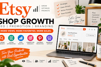 promote etsy store using SEO and pinterest marketing strategies to improve sales