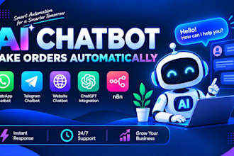build an ai chatbot to take orders for your ecommerce store
