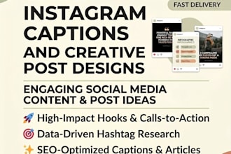 create viral instagram captions and social media posts