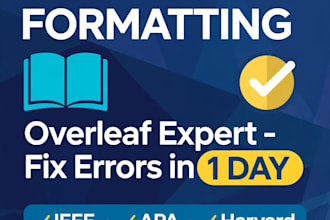 format and typeset your document in latex overleaf professionally
