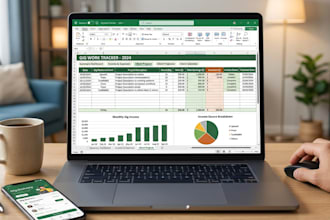 excel data entry, formulas, pivot tables and ms word work