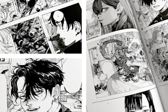 anime manga comic book illustration manga or manga cover