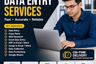 do accurate data entery and typing