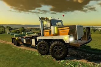develop custom ats, ets2, truck simulator mods, farming simulator, fs22, farming