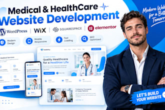 build health care senior home care clinic dental therapy wordpress wix website
