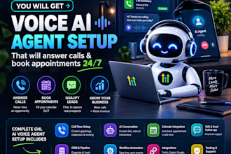 setup gohighlevel ai voice agent for 24 7 call answering