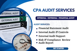 perform CPA financial audit, internal audit and external audit services