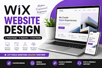 design a professional wix website