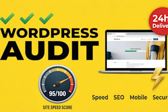do a complete wordpress website audit with actionable report