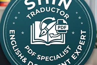 translate PDF documents from english